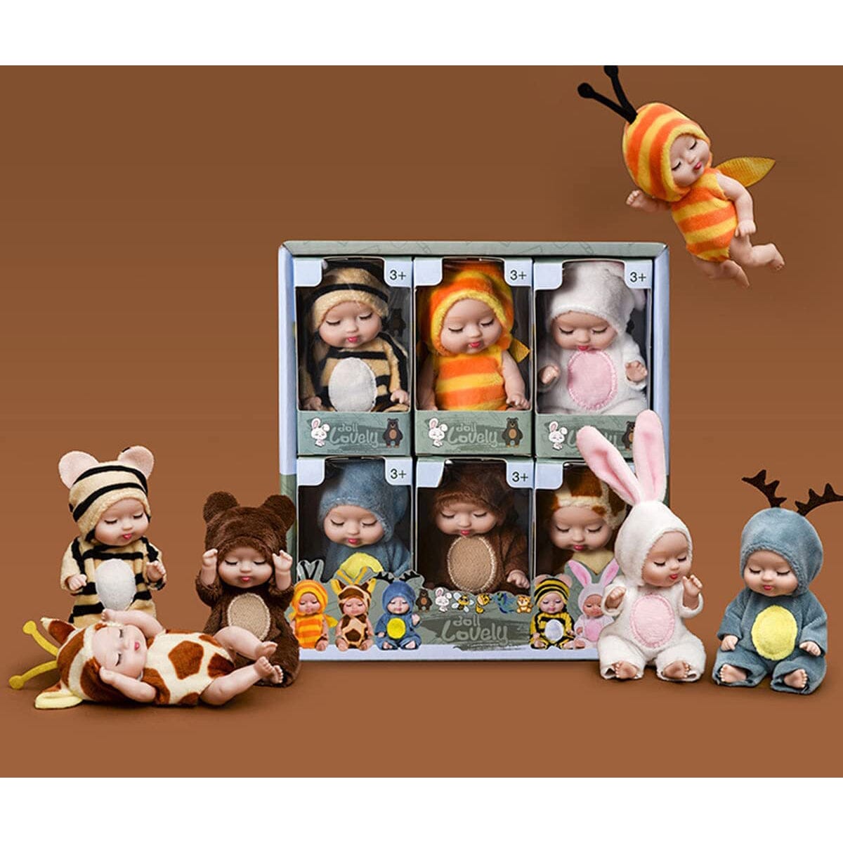 4 Inch Mini Reborn Baby Doll Toys & Games - DailySale