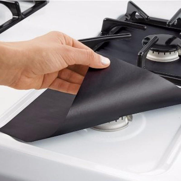 4 or 8 Pack: Gas Stove-Top Protector Liners Kitchen Essentials - DailySale