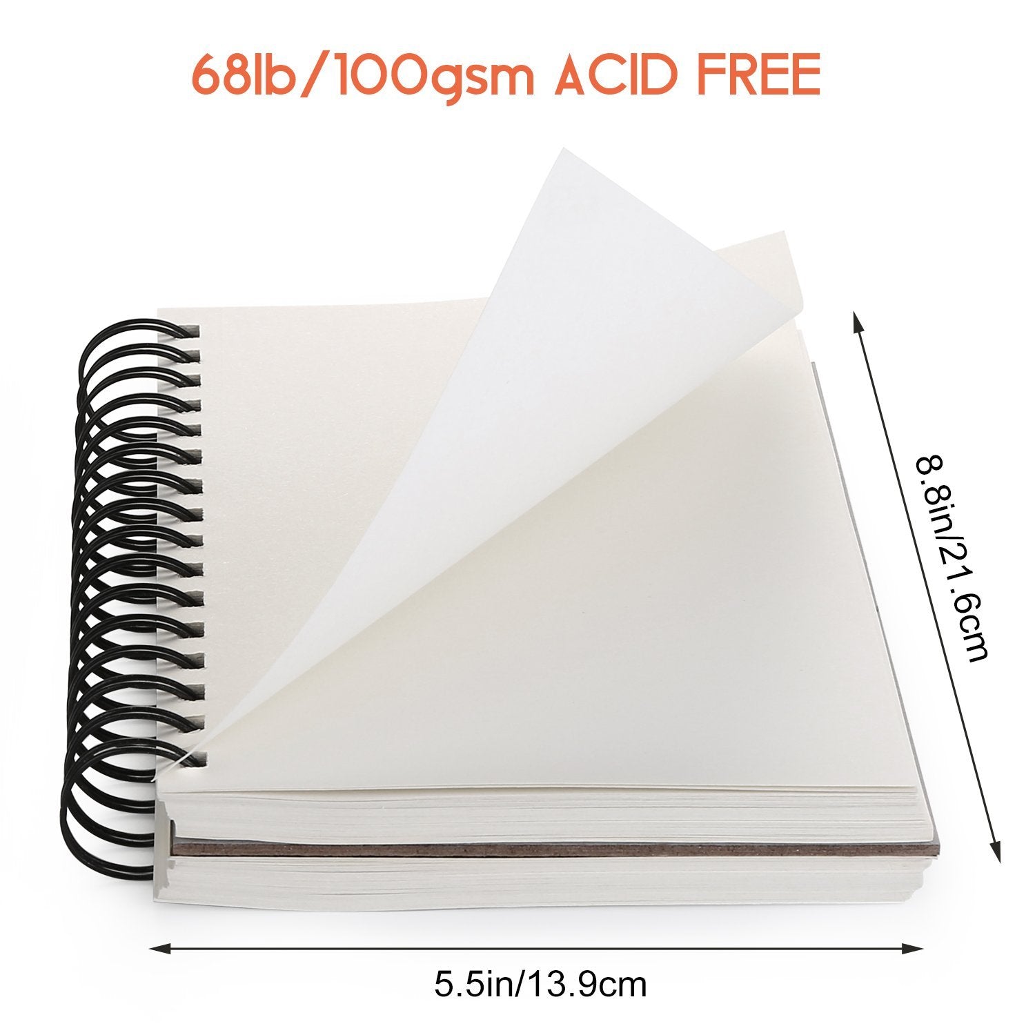 4-Pack: 100 Sheets Sketch Book Toys & Games - DailySale