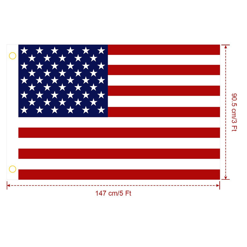 4-Pack: American US Flags Everything Else - DailySale