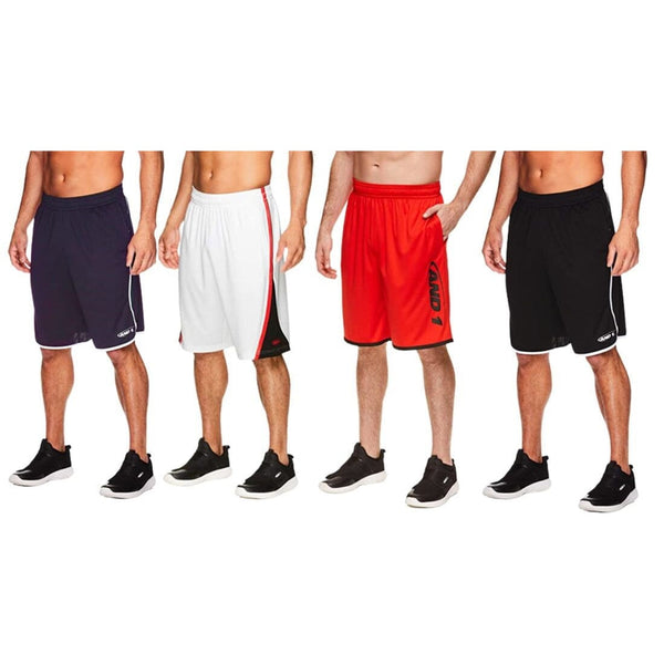 4-Pack: AND1 Men's Active Athletic Performance Shorts Men's Bottoms - DailySale