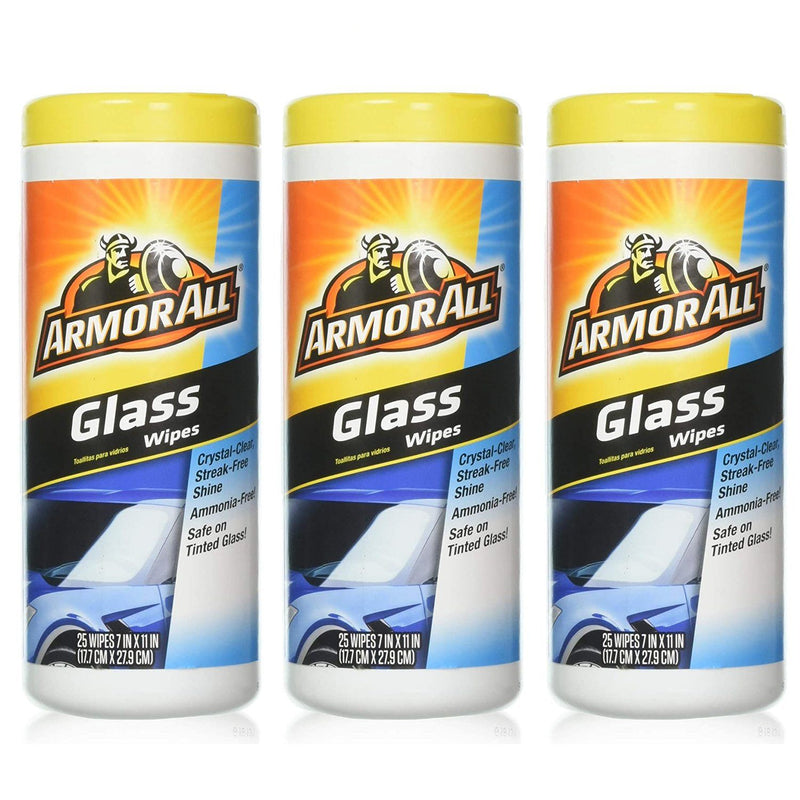 4-Pack: Armor All Glass Wipes Automotive - DailySale