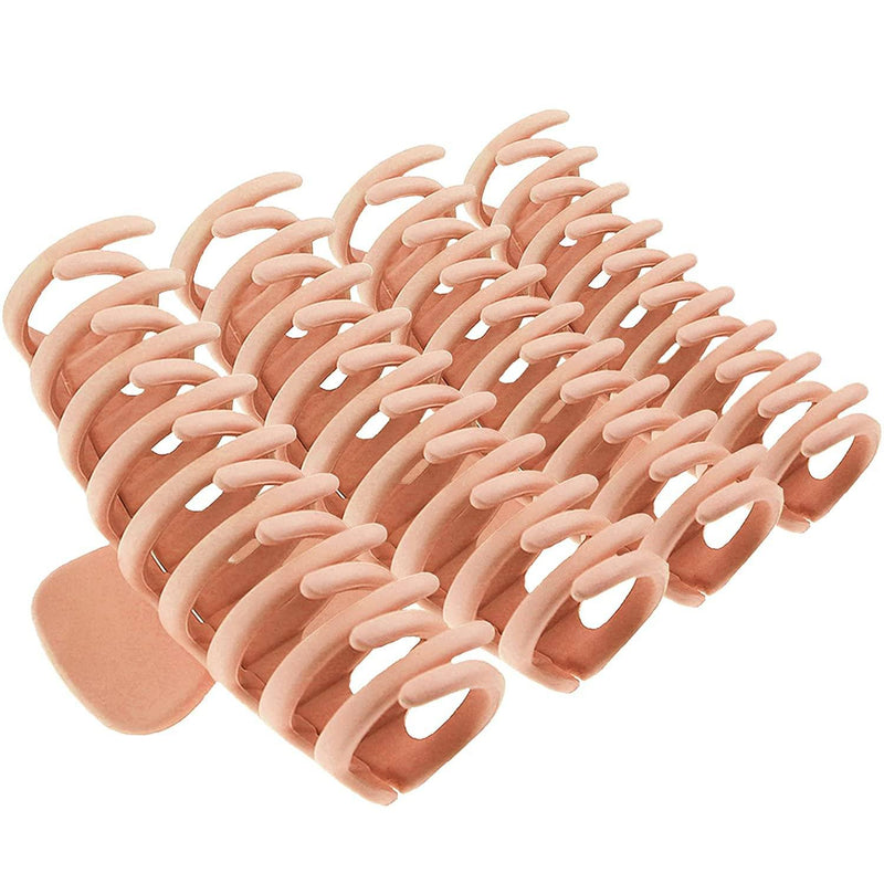 4-Pack: Big Hair Claw Clips Beauty & Personal Care Khaki - DailySale