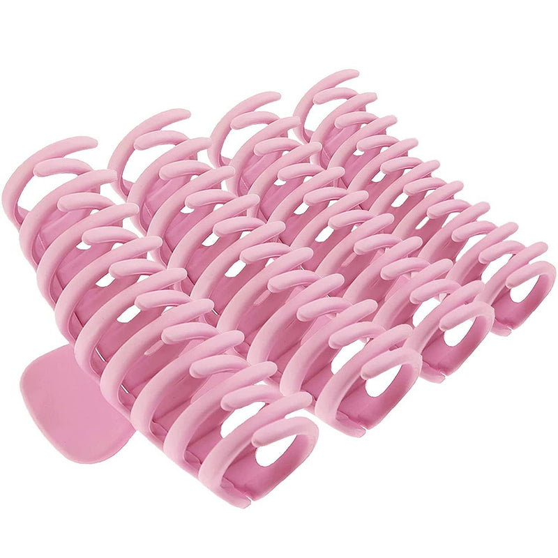 4-Pack: Big Hair Claw Clips Beauty & Personal Care Pink - DailySale