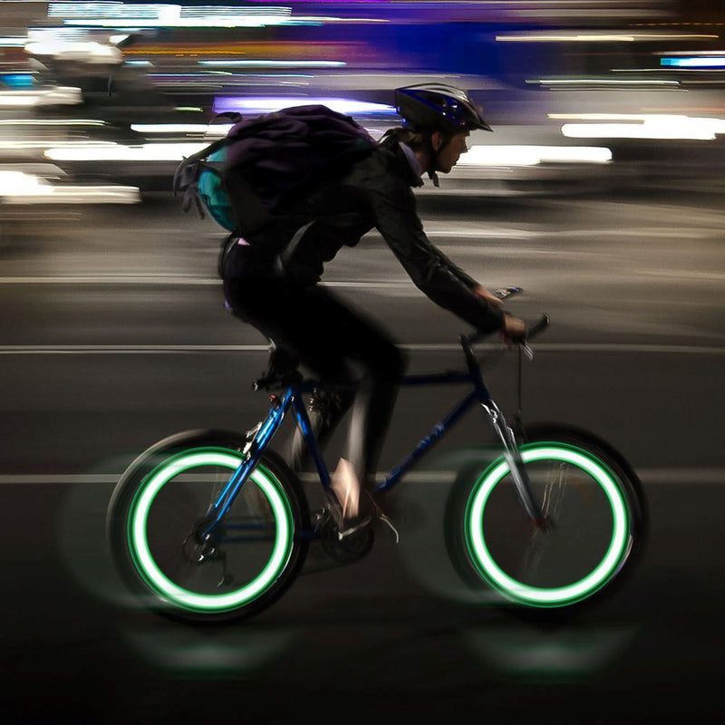 4-Pack: Bike LED Wheel Light Sports & Outdoors - DailySale