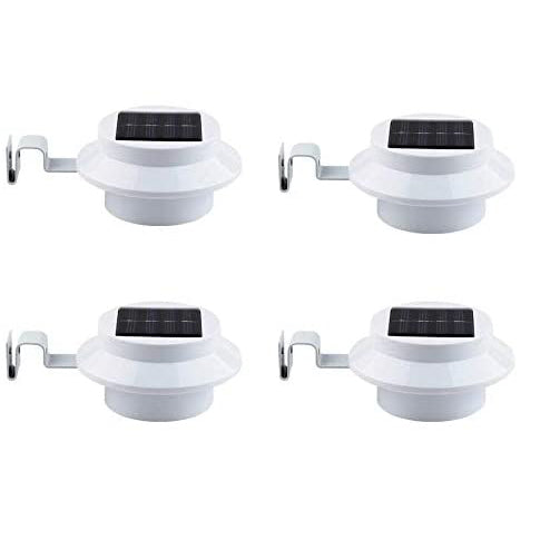4-Pack: BOUNDERY Outdoor Solar Gutter LED Lights Outdoor Lighting - DailySale