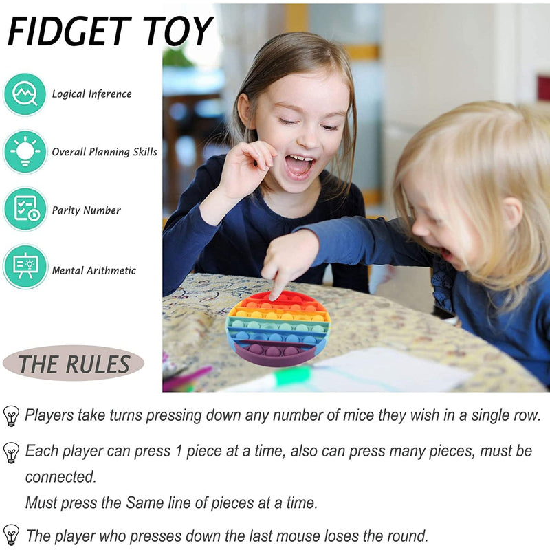 4-Pack: Bubble Popper Anti - Stress Fidget Toy Toys & Games - DailySale