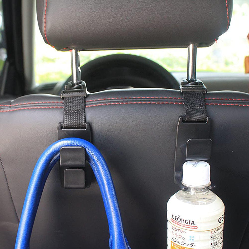 4-Pack: Car Seat Headrest Hooks Automotive - DailySale