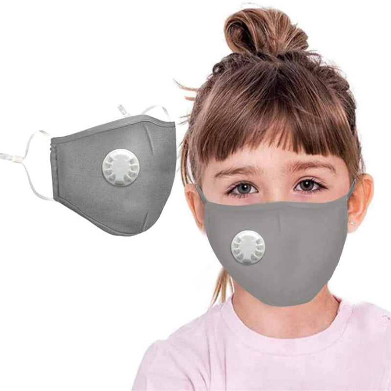 4-Pack: Children's Seamless Reusable Washable Face Mask Bandanas with Breathing Valve Face Masks & PPE - DailySale