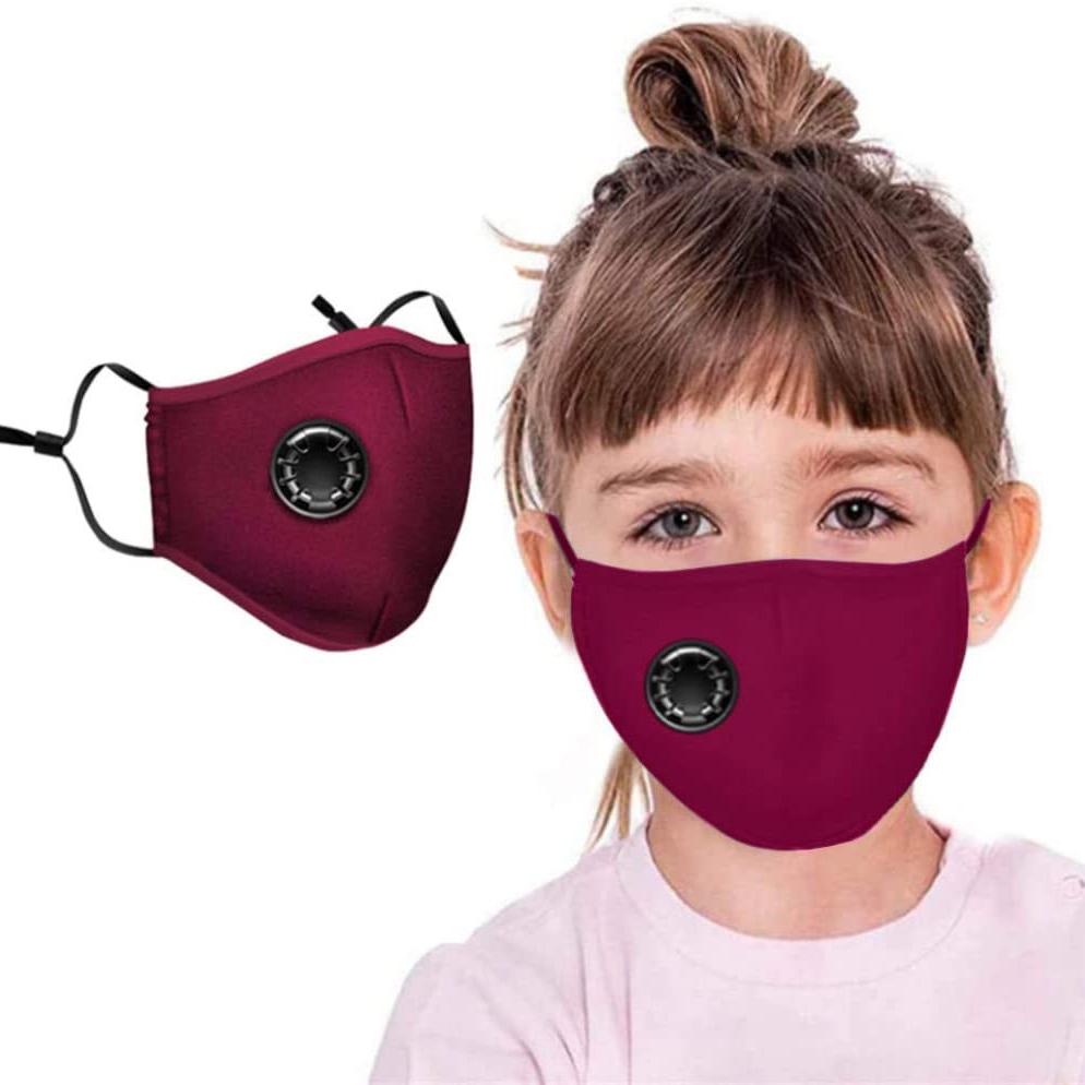 4-Pack: Children's Seamless Reusable Washable Face Mask Bandanas with Breathing Valve Face Masks & PPE - DailySale