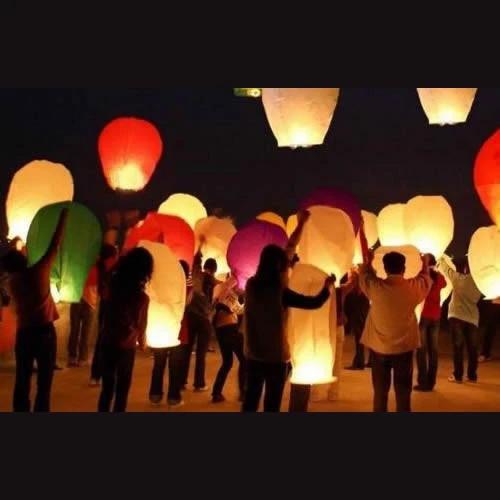 4-Pack: Chinese Paper Flying Sky Lanterns Everything Else - DailySale