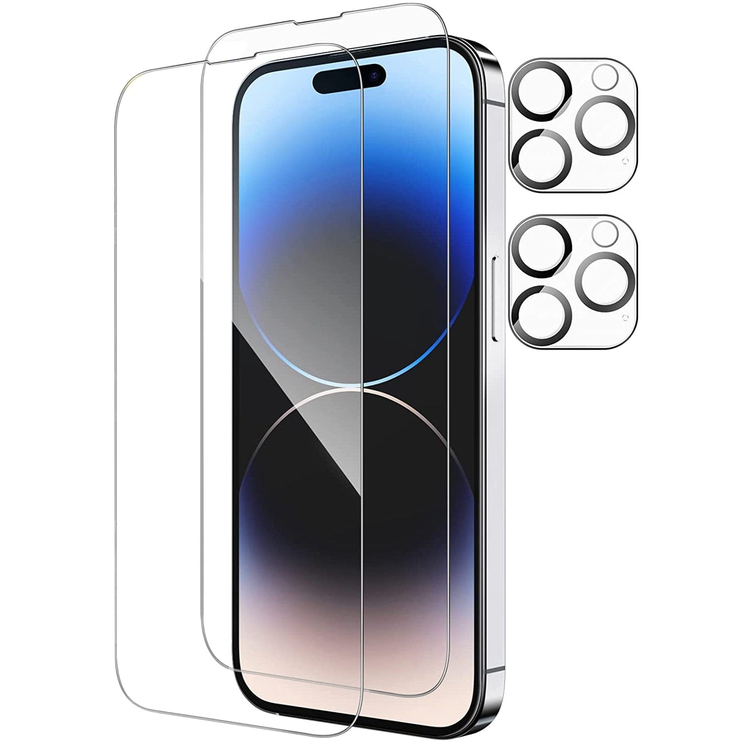 4-Pack: Clear Screen and Camera Lens Protector Set Mobile Accessories - DailySale