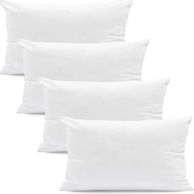 4-Pack: Decorative Throw Pillows Bed Sofa Couch Pillow Set Bounce Back Cushions Bedding - DailySale