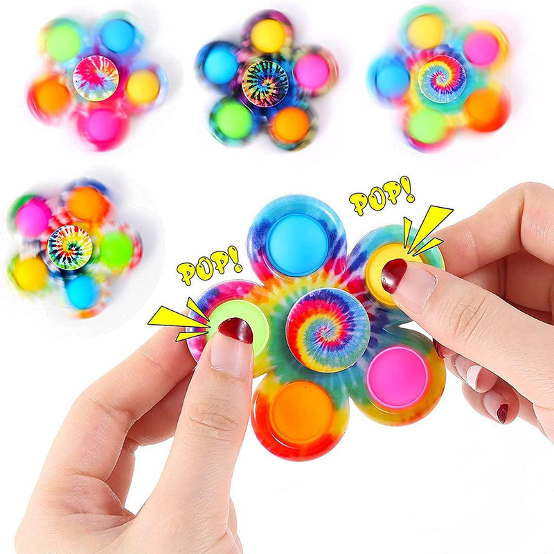 4-Pack: Effacera Pop Fidget Spinner Toys Toys & Games - DailySale