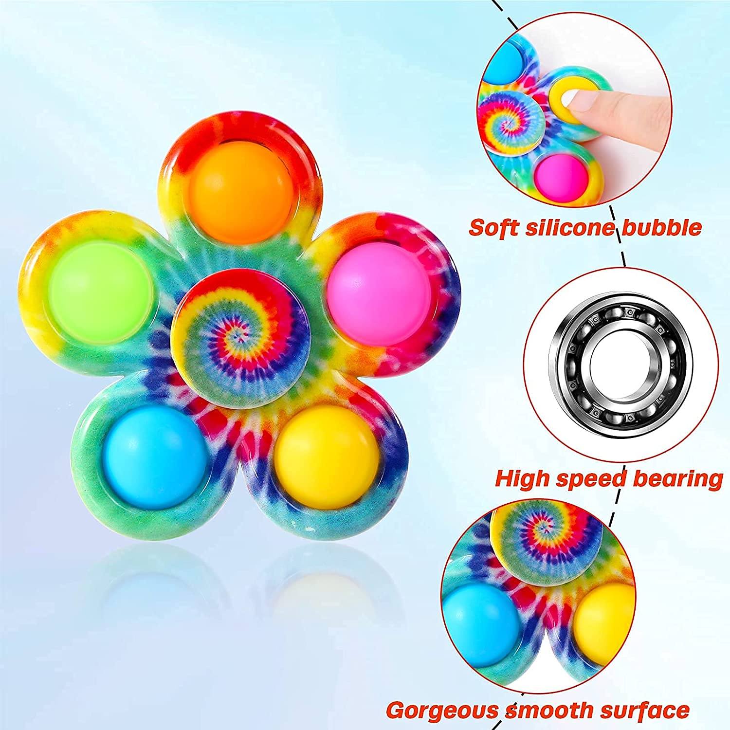 4-Pack: Effacera Pop Fidget Spinner Toys Toys & Games - DailySale