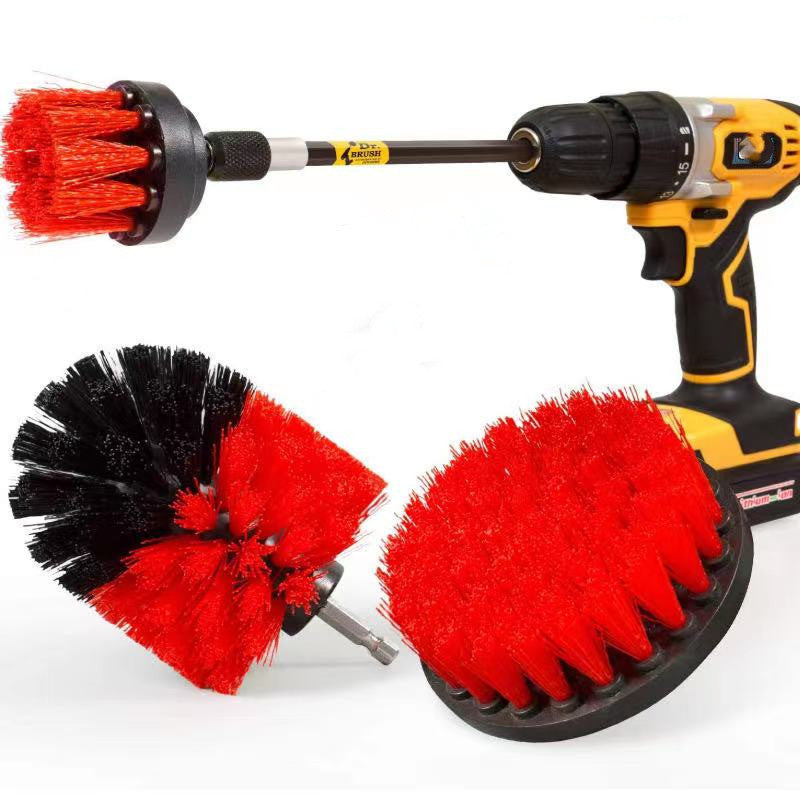 4-Pack: Electric Scrubber Cleaning Brushes Home Improvement Red - DailySale