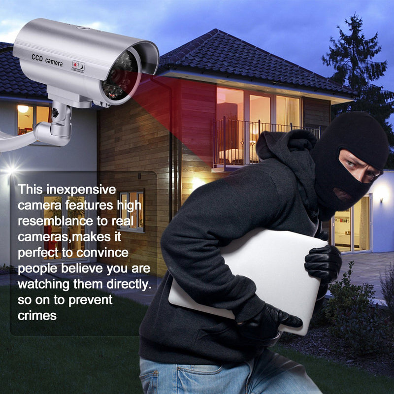 4 Pack: Fitnate Fake Security Camera CCTV Surveillance System Camera, TV & Video - DailySale