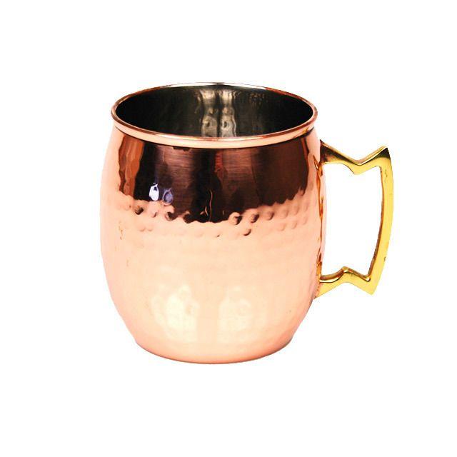 4-Pack: Hammered Copper-Finish Moscow Mule Mugs Kitchen Essentials - DailySale