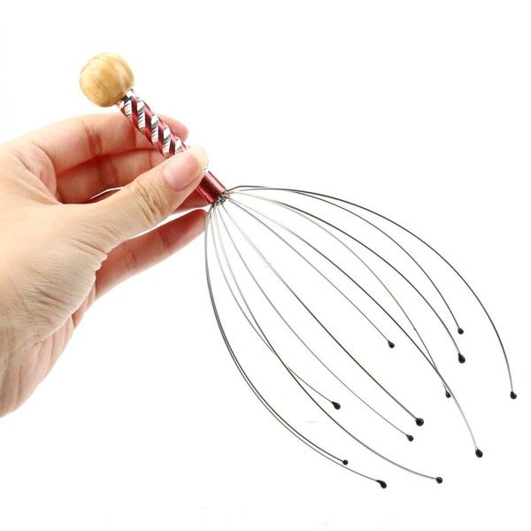 4-Pack: Head Neck Scalp Massager Stress Release Tool Wellness - DailySale