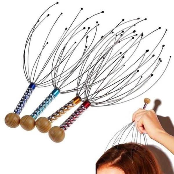 4-Pack: Head Neck Scalp Massager Stress Release Tool Wellness - DailySale