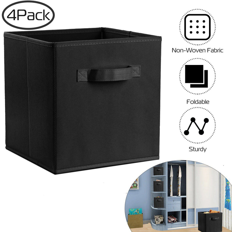 4-Pack: iMounTEK Foldable Storage Cube Bins