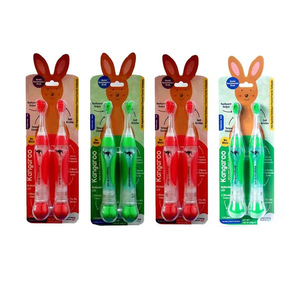 4-Pack: Kangaroo Kids Pre-Filled Toothbrush Beauty & Personal Care - DailySale