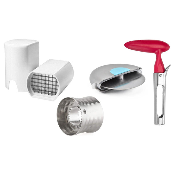 4-Pack: Kitchen Cutter, Slicer, Dicer, Peeler And Corer Gadgets Kitchen Tools & Gadgets - DailySale