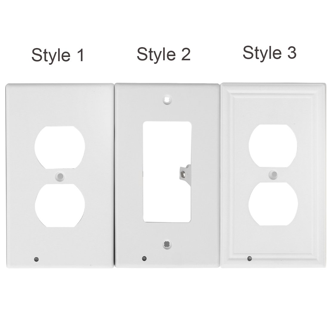 3 Pack Outlet Wall Plate Covers With LED Night Lights purchases