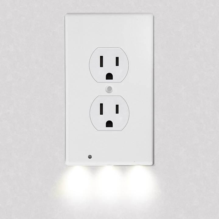 4-Pack: LED Night Light Outlet Cover - Assorted Styles Home Lighting No. 1 - DailySale
