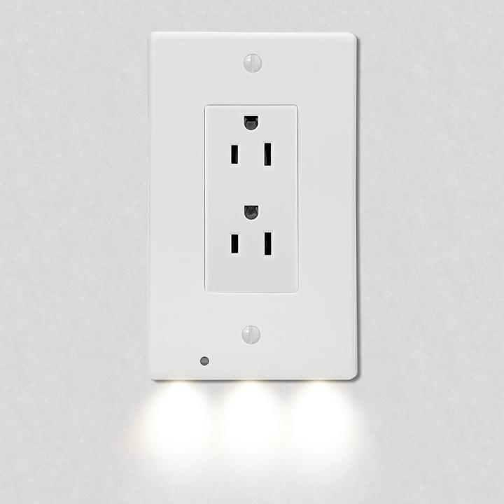 4-Pack: LED Night Light Outlet Cover - Assorted Styles Home Lighting No. 2 - DailySale