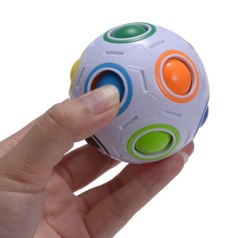 4-Pack: Magic Rainbow Ball Brain Teaser Puzzle Toy Toys & Games - DailySale