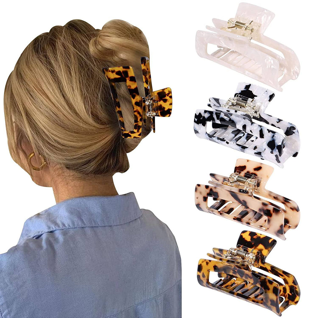 Buy 20 Pieces Mini Hair Claw Clips for Girls, 0.9 Inch Leopard