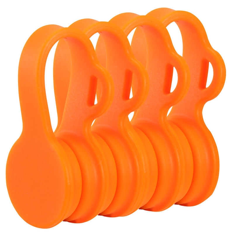 4-Pack: Magnetic Cable Clips Magnet Mobile Accessories Orange - DailySale