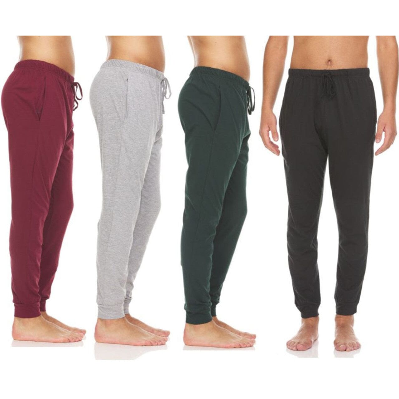 4-Pack: Men's Cotton Lounge Pants Men's Bottoms - DailySale