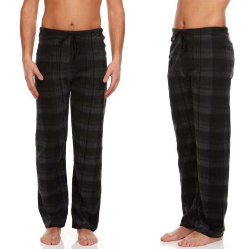  2 Pack Pajama Pants Men with Pockets Fleece Lounge Pants Warm Pjs  Bottoms Mens Drawstring Plaid Pyjamas Sleepwear Camo : Clothing, Shoes &  Jewelry