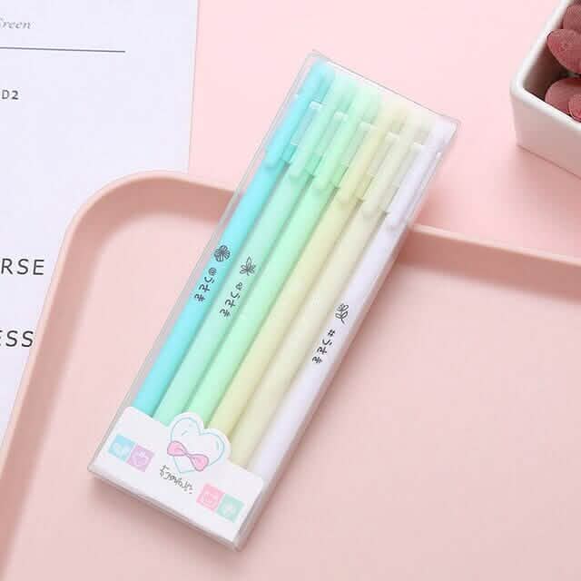 4-Pack: Morandi Color Gel Pen Kawaii Office School Student Stationery Supplies Arts & Crafts - DailySale
