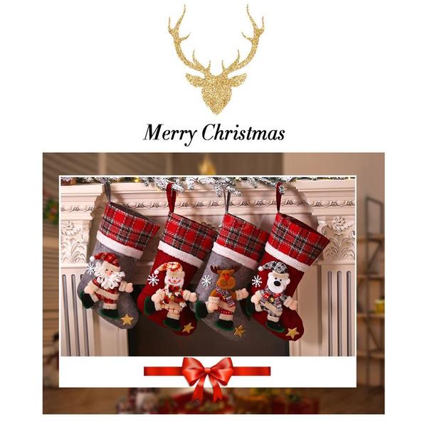 4-Pack: New Style Creative Doll Christmas Socks Holiday Decor & Apparel - DailySale