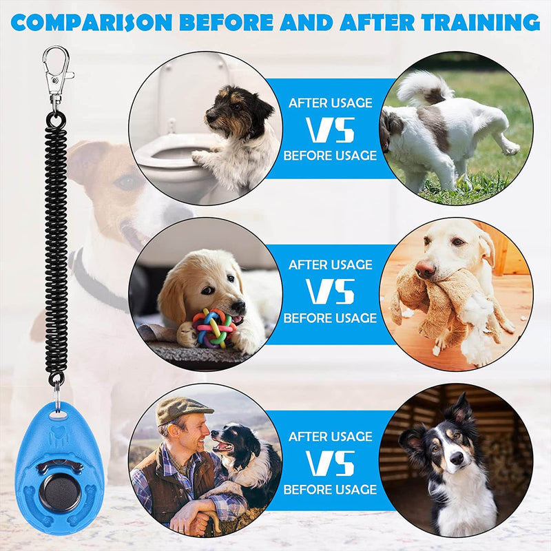 4-Pack: OYEFLY Dog Training Clicker with Wrist Strap Pet Supplies - DailySale