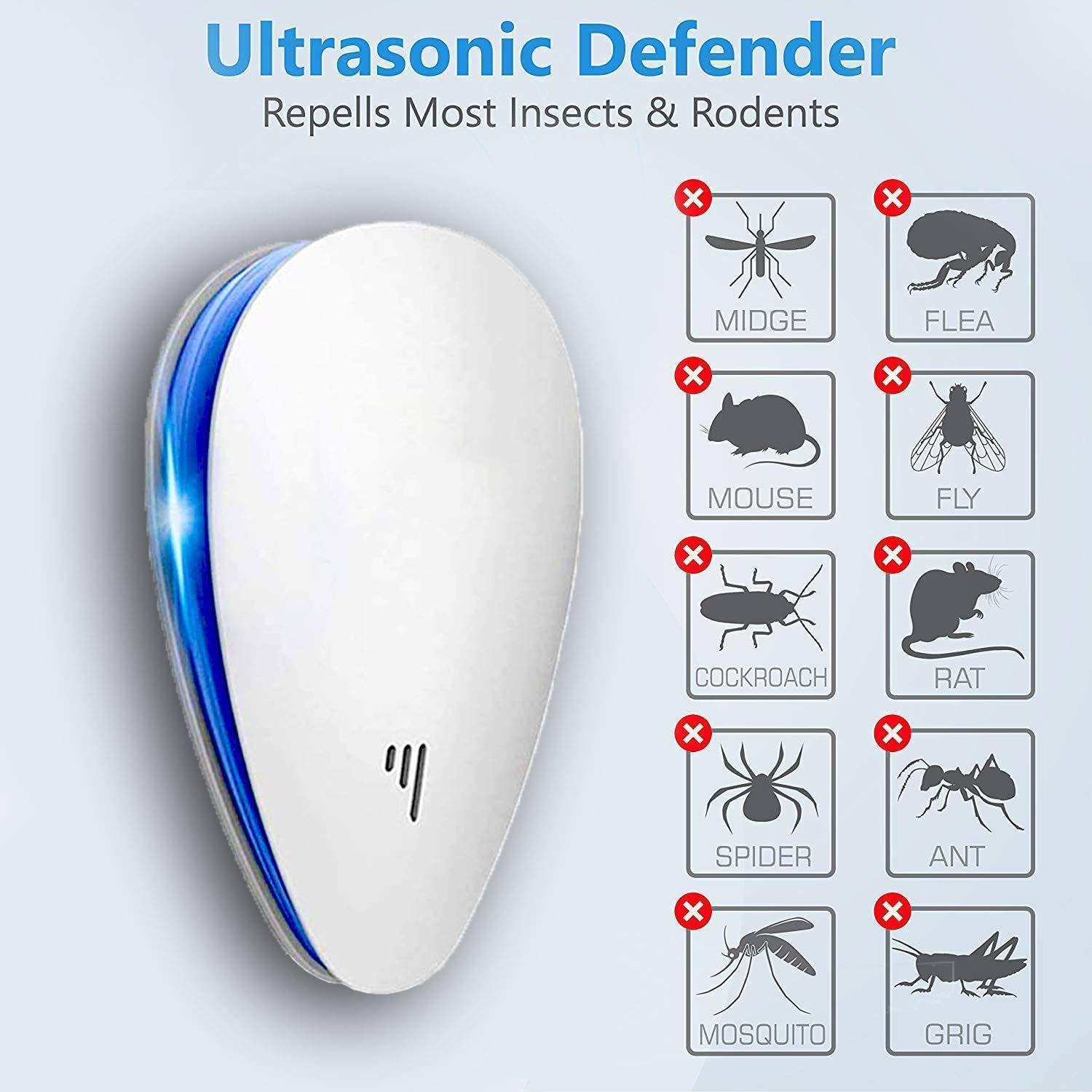 4-Pack: Pest Control Ultrasonic Repellent Everything Else - DailySale