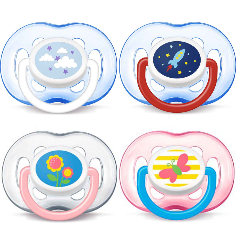 4-Pack: Philips Avent Freeflow Pacifier Baby - DailySale