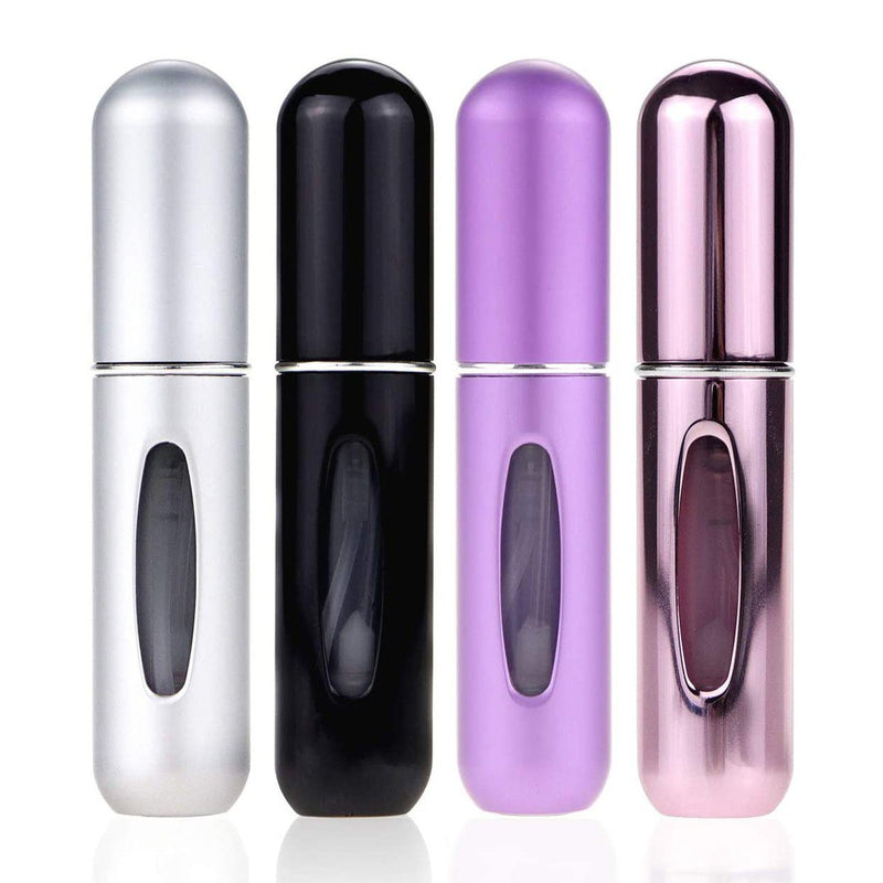 4-Pack: Portable Mini Refillable Perfume Atomizer Bottle Beauty & Personal Care - DailySale