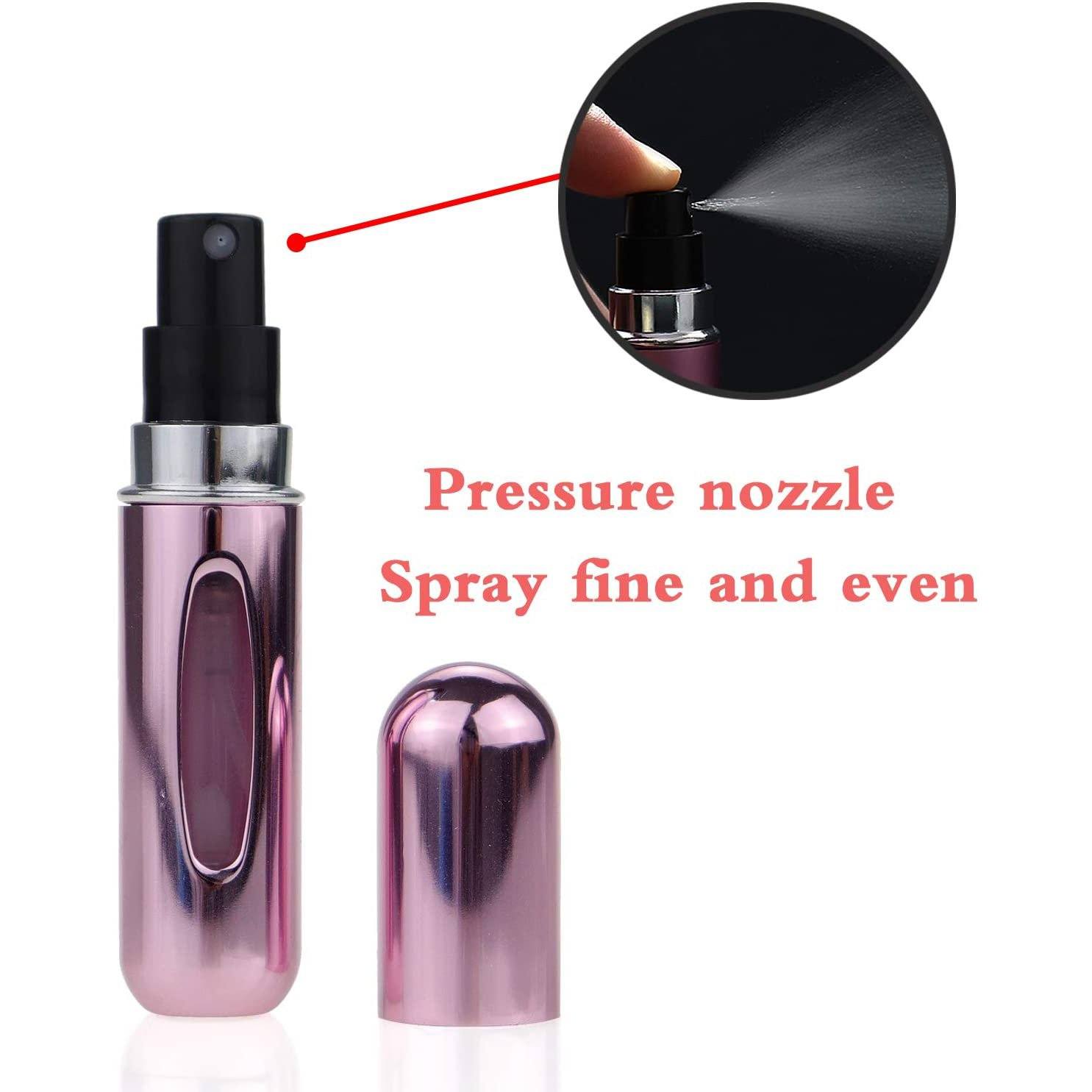 4-Pack: Portable Mini Refillable Perfume Atomizer Bottle Beauty & Personal Care - DailySale