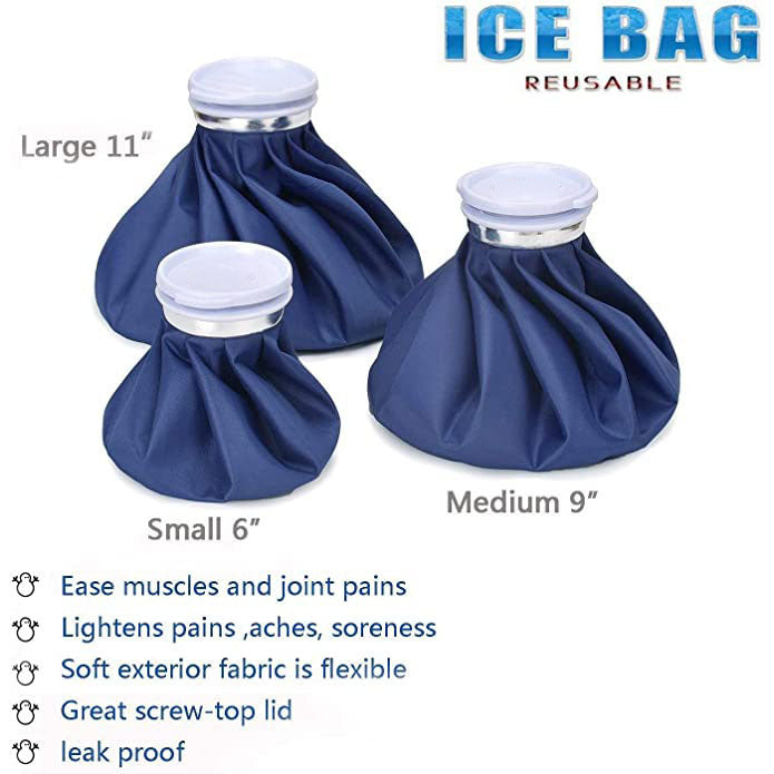 4-Pack: Reusable Ice Pack Hot Water Bag Wellness - DailySale