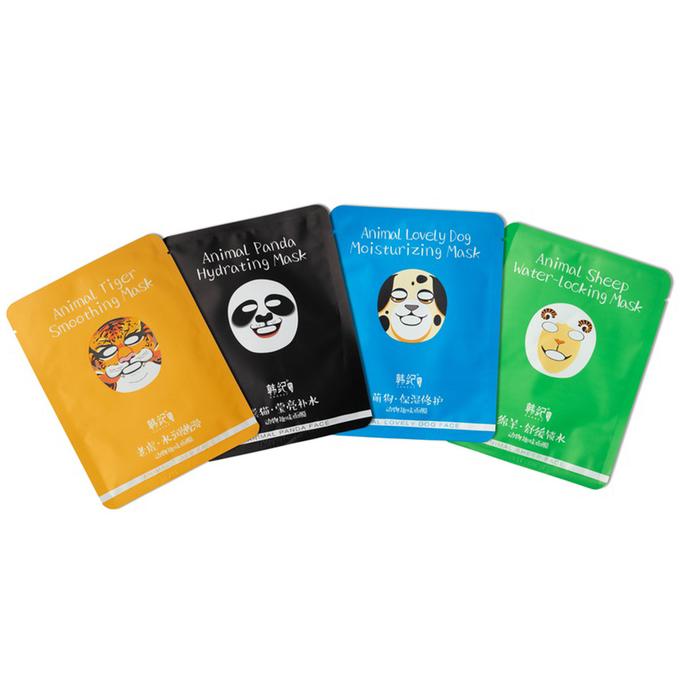 4-Pack: Secret Skin Animal Face Sheet Masks Beauty & Personal Care Variety Pack - DailySale