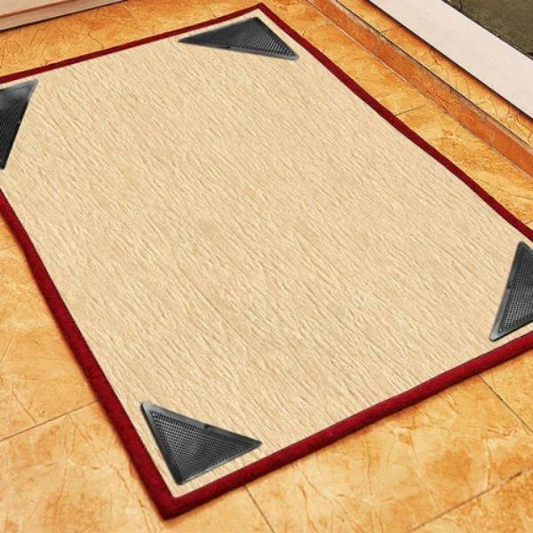 4-Pack: Self-Adhesive Rug Multi-use Grip Pads Home Essentials - DailySale