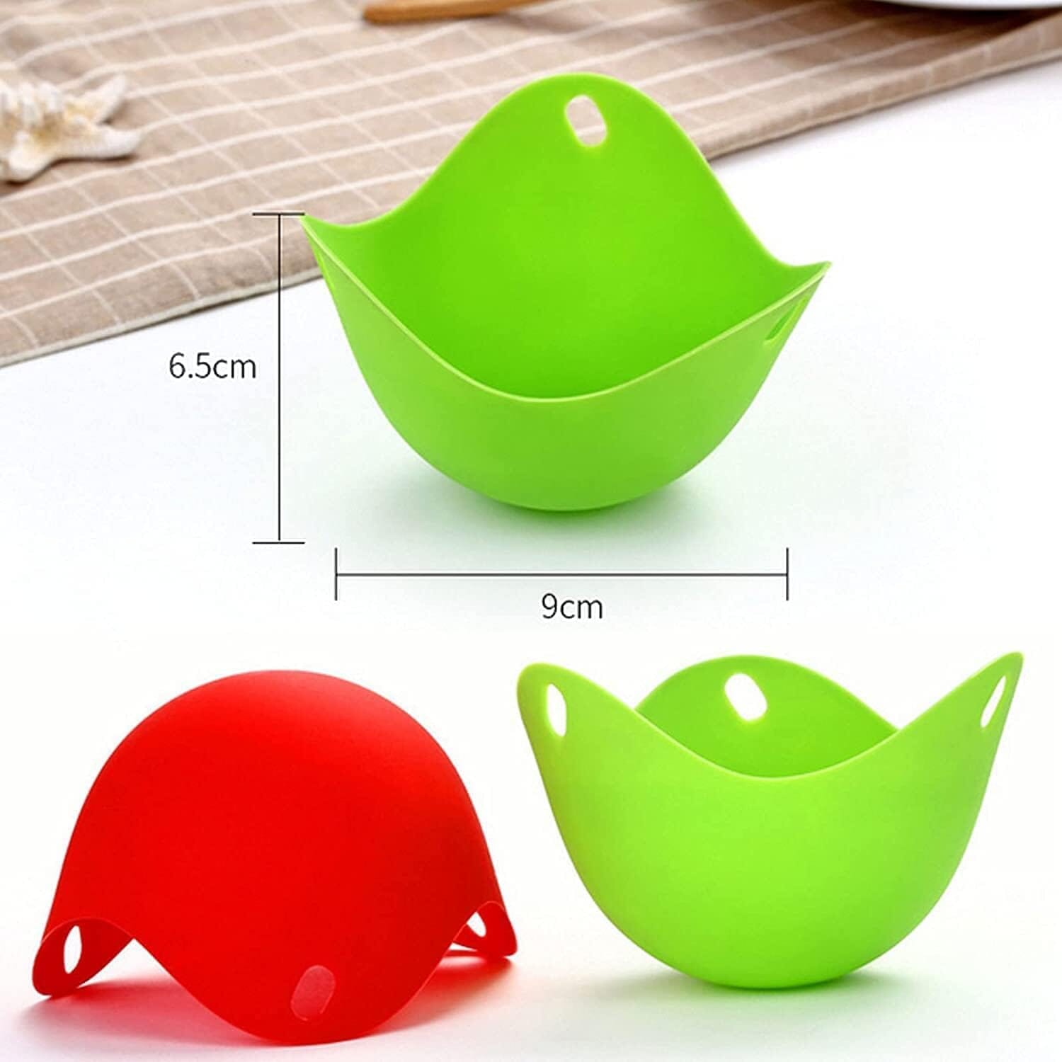 4-Pack: Silicone Egg Cooker Kitchen Tools & Gadgets - DailySale