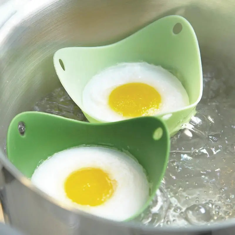 4-Pack: Silicone Egg Cooker Kitchen Tools & Gadgets - DailySale