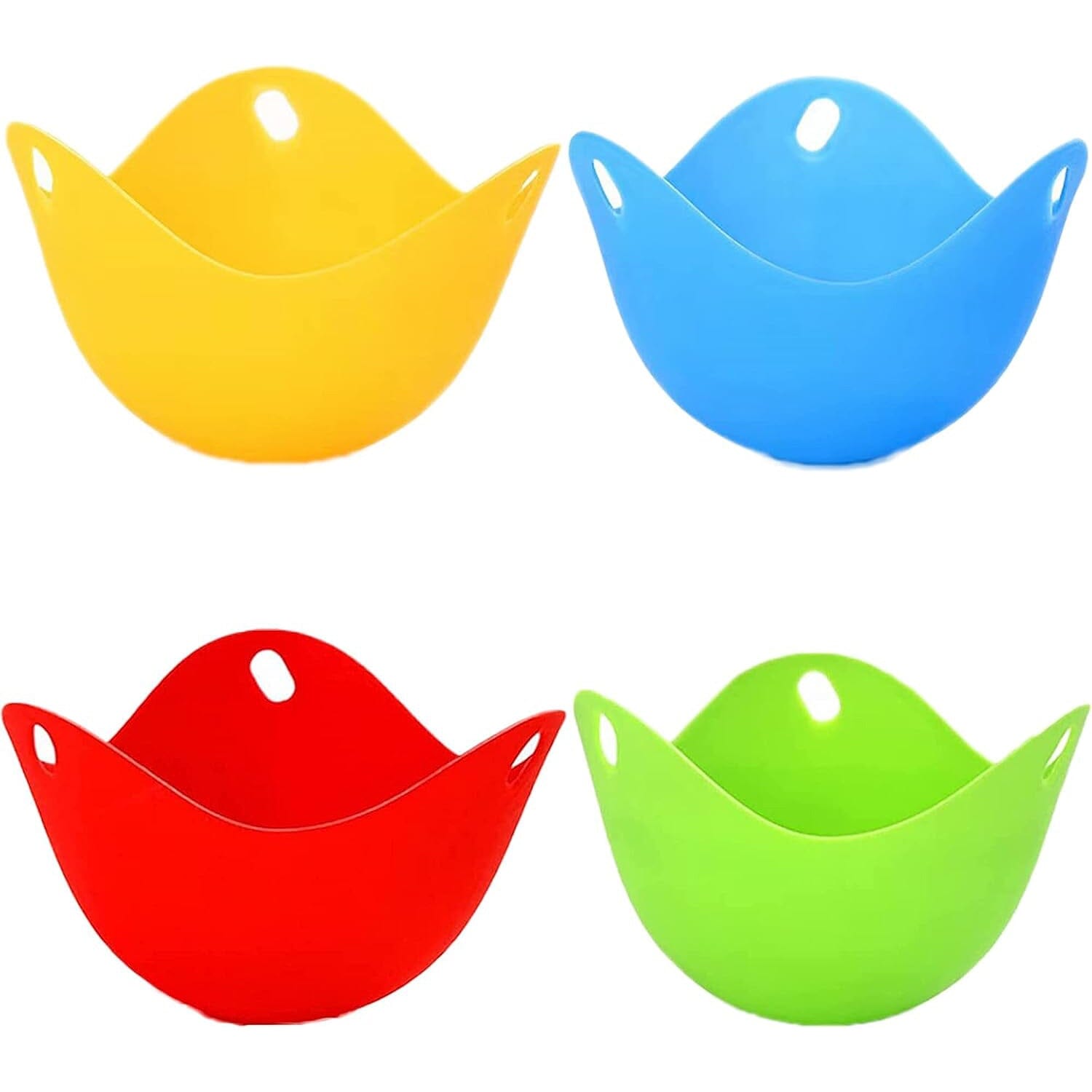 4-Pack: Silicone Egg Cooker Kitchen Tools & Gadgets - DailySale