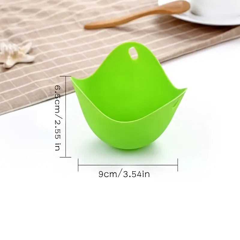 4-Pack: Silicone Egg Cooker Kitchen Tools & Gadgets - DailySale