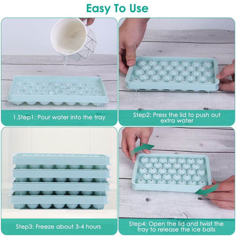 Plastic Ice Mold, Kitchen Tool For Making Ice, Household Ice Cube